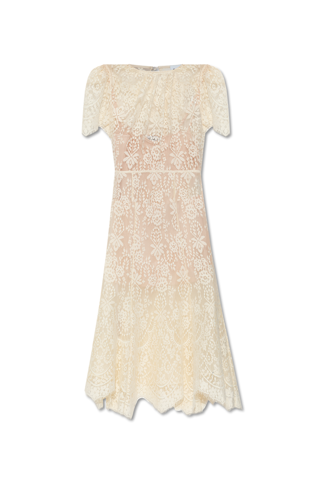 ワンピース SELF PORTRAIT LACE DRESS WITH BELT Cream Lace dress with belt Self-Portrait - Vitkac Canada